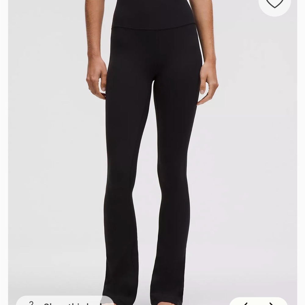 Lululemon Athletica Black Flare Pants